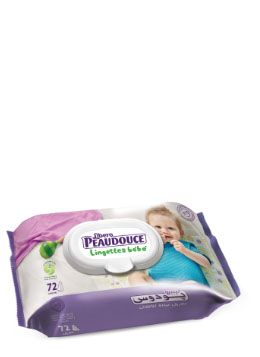 Libero Peaudouce 72 Lingettes bébé à l'huille d'amende douce et Vitame E